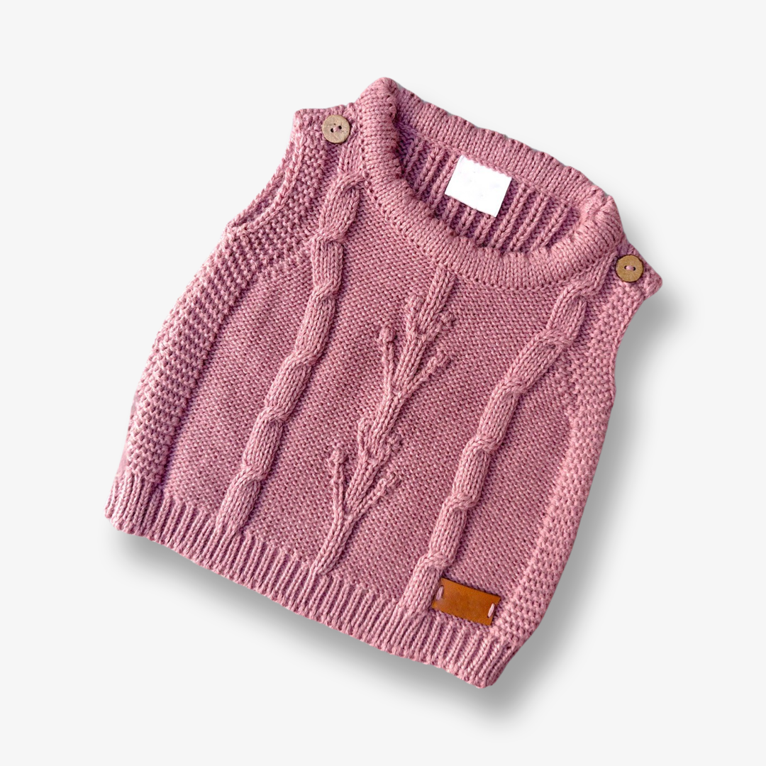 Sweater hipoalergénico en color ciruela