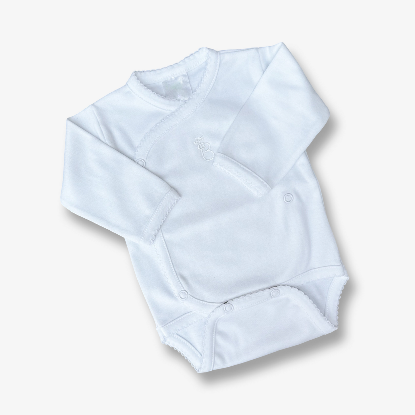 Body cruzado hipoalergénico en algodón pima