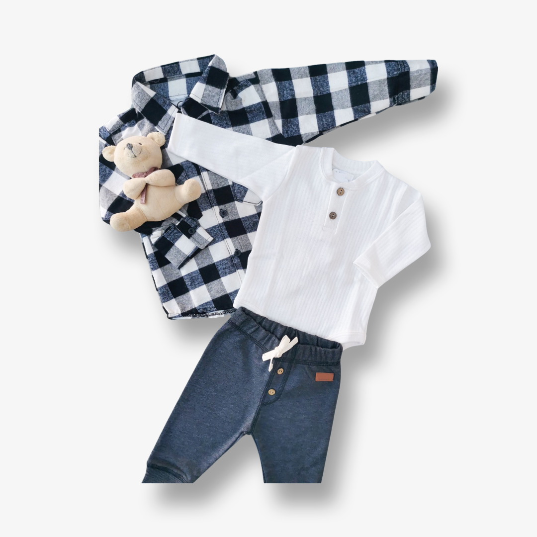 Camisa a cuadros 18 a 24 meses