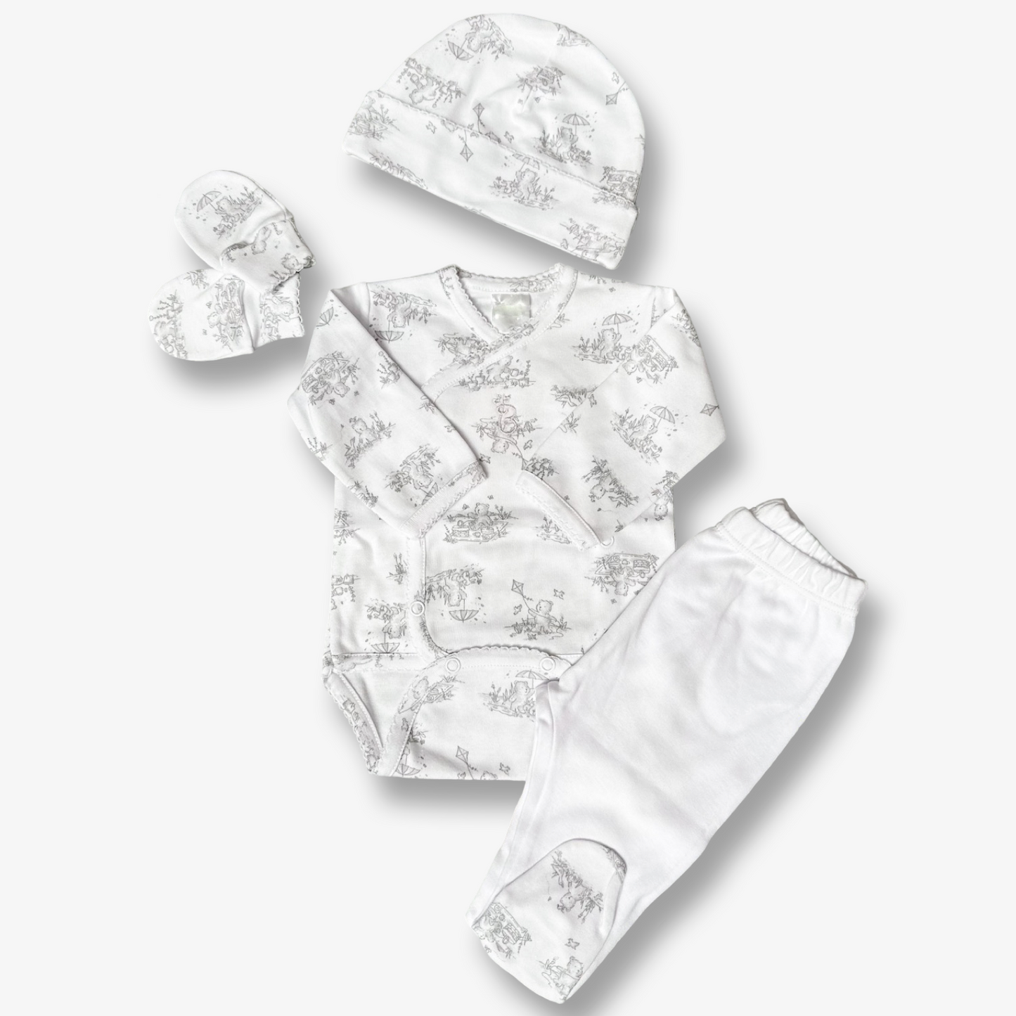 Manta recibidora hipoalergénica en algodón Pima