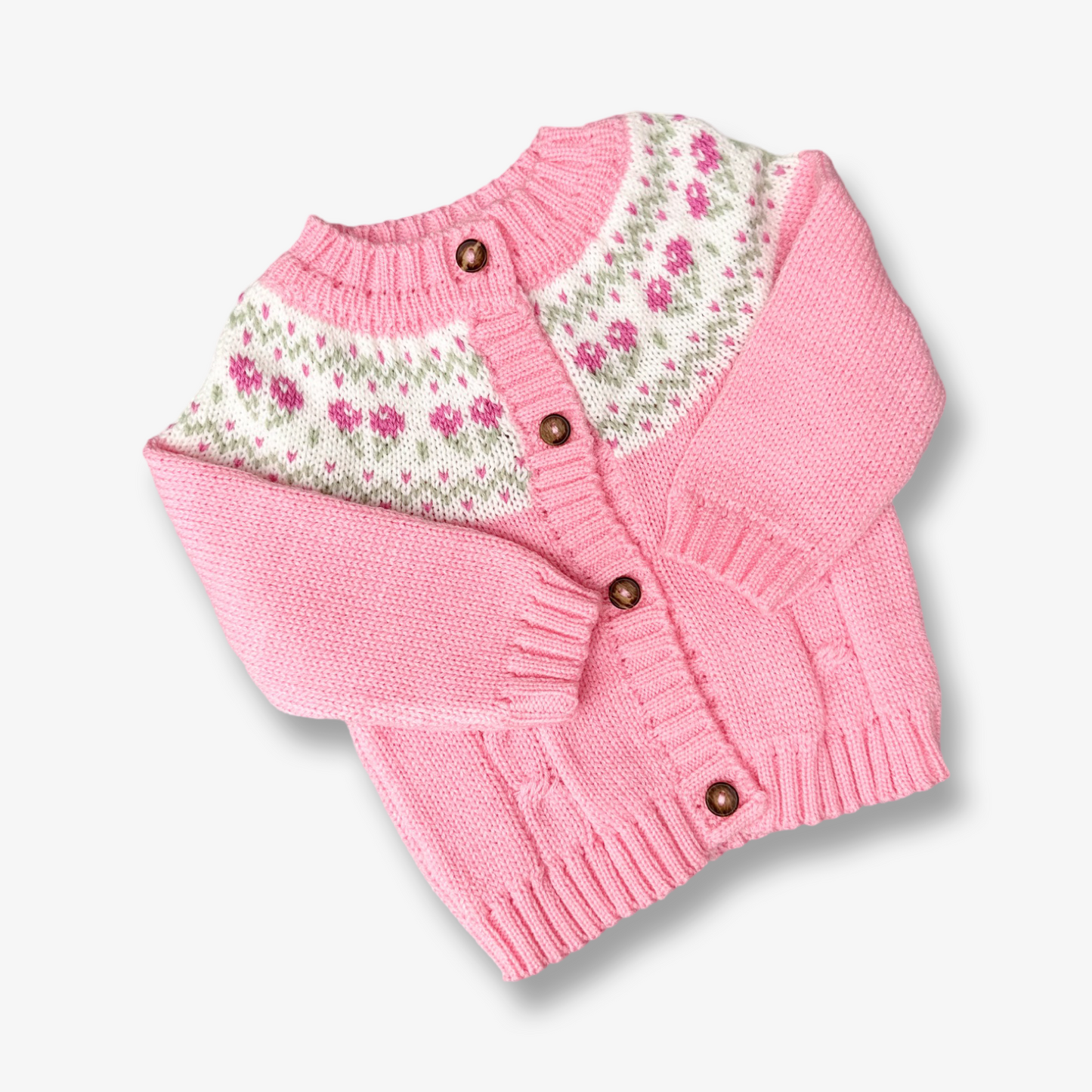 Chaleco hipoalergénico rosa con diseño