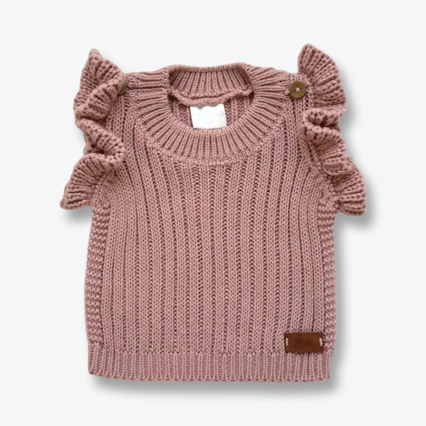 Sweater hipoalergénico en tono Palo Rosa