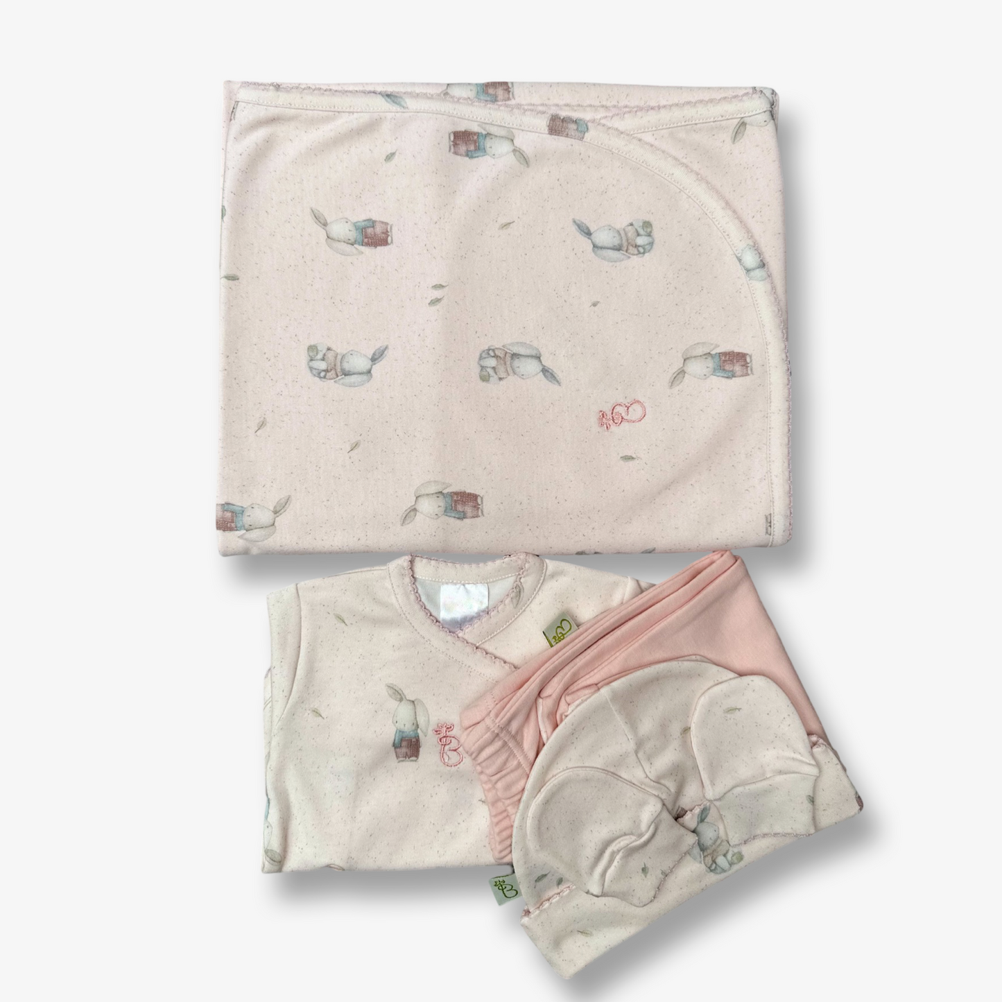 Manta recibidora hipoalergénica en algodón Pima