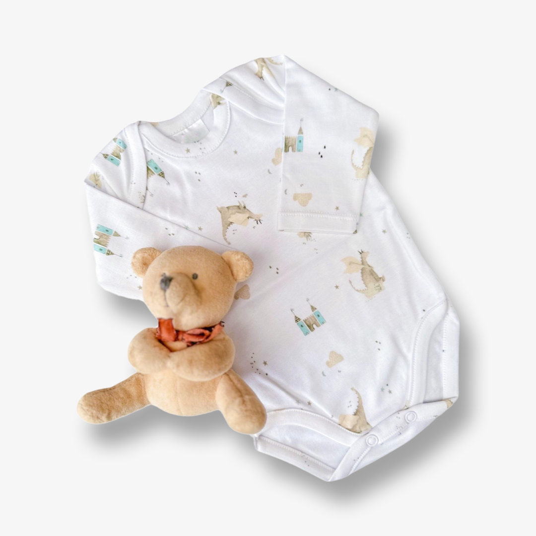 Body hipoalergénico algodón pima ensueño dragones