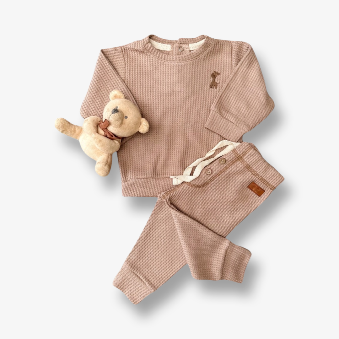 Polerón algodón panal tierra