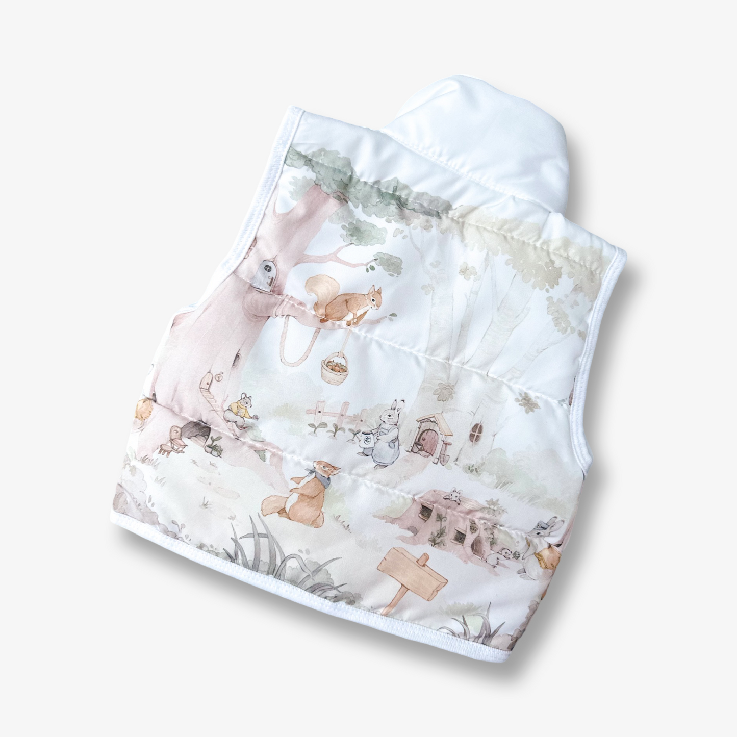 Chaqueta sin mangas bosque encantado 12 a 18 meses