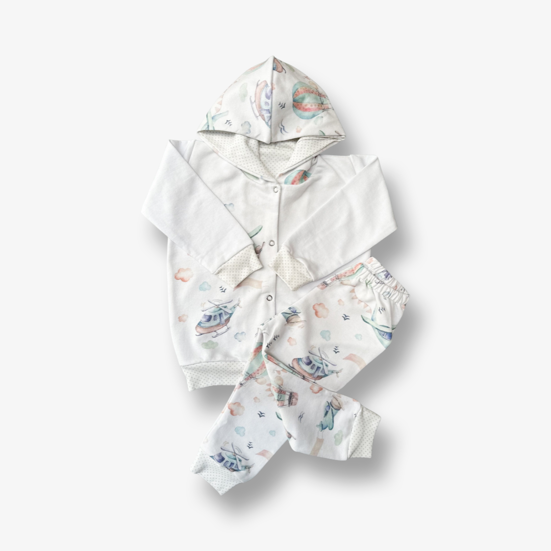 Conjunto buzo estampado talla 12 a 18 meses