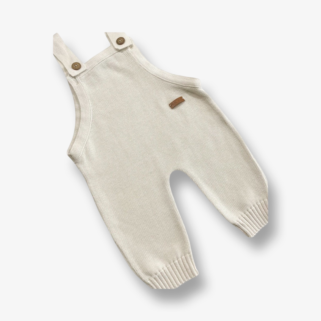 Jardinera Beltran en hilo de algodón tono crudo