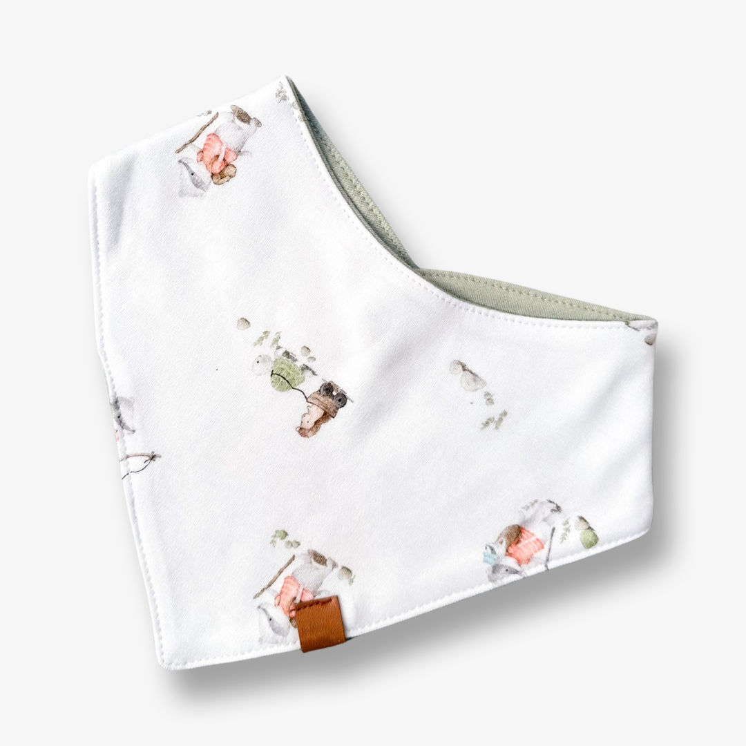 Babero triple capa reversible