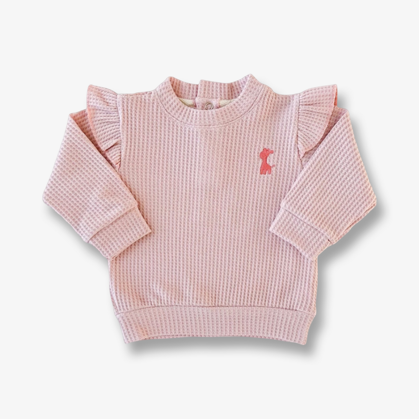 Polerón en algodón panal tono Rosa