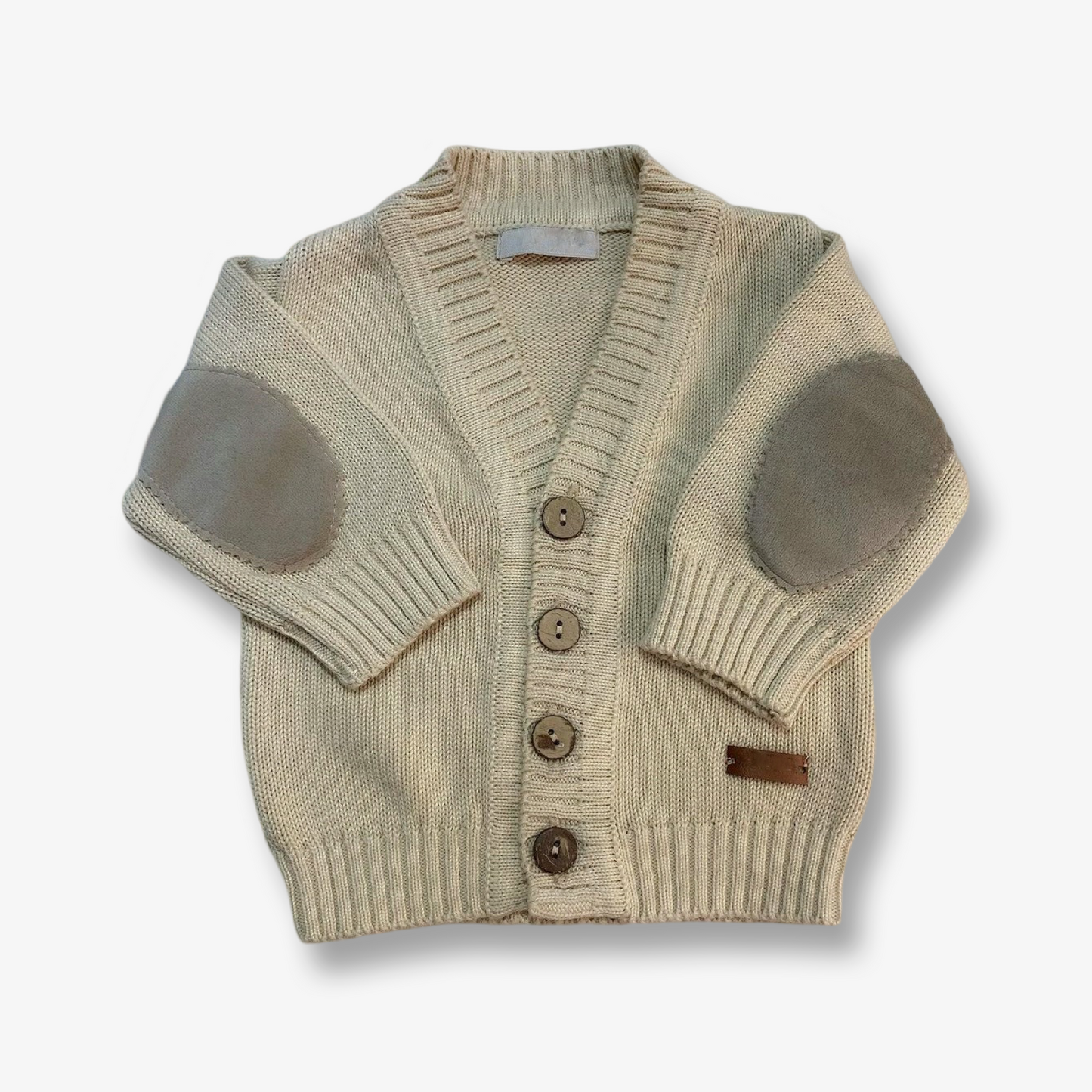 Chaleco Benicio en hilo de algodón tono beige