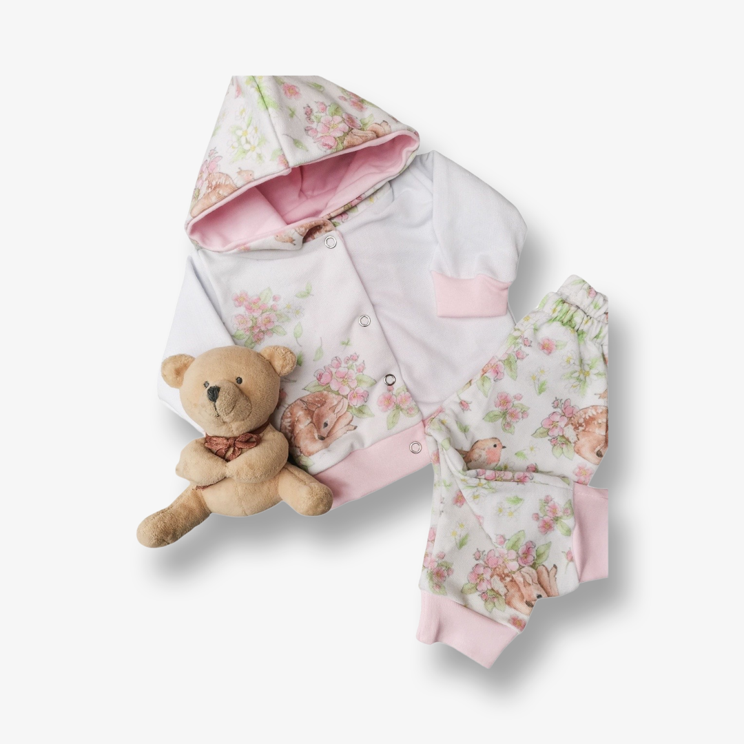 Conjunto Buzo Pajaritos y Bambi