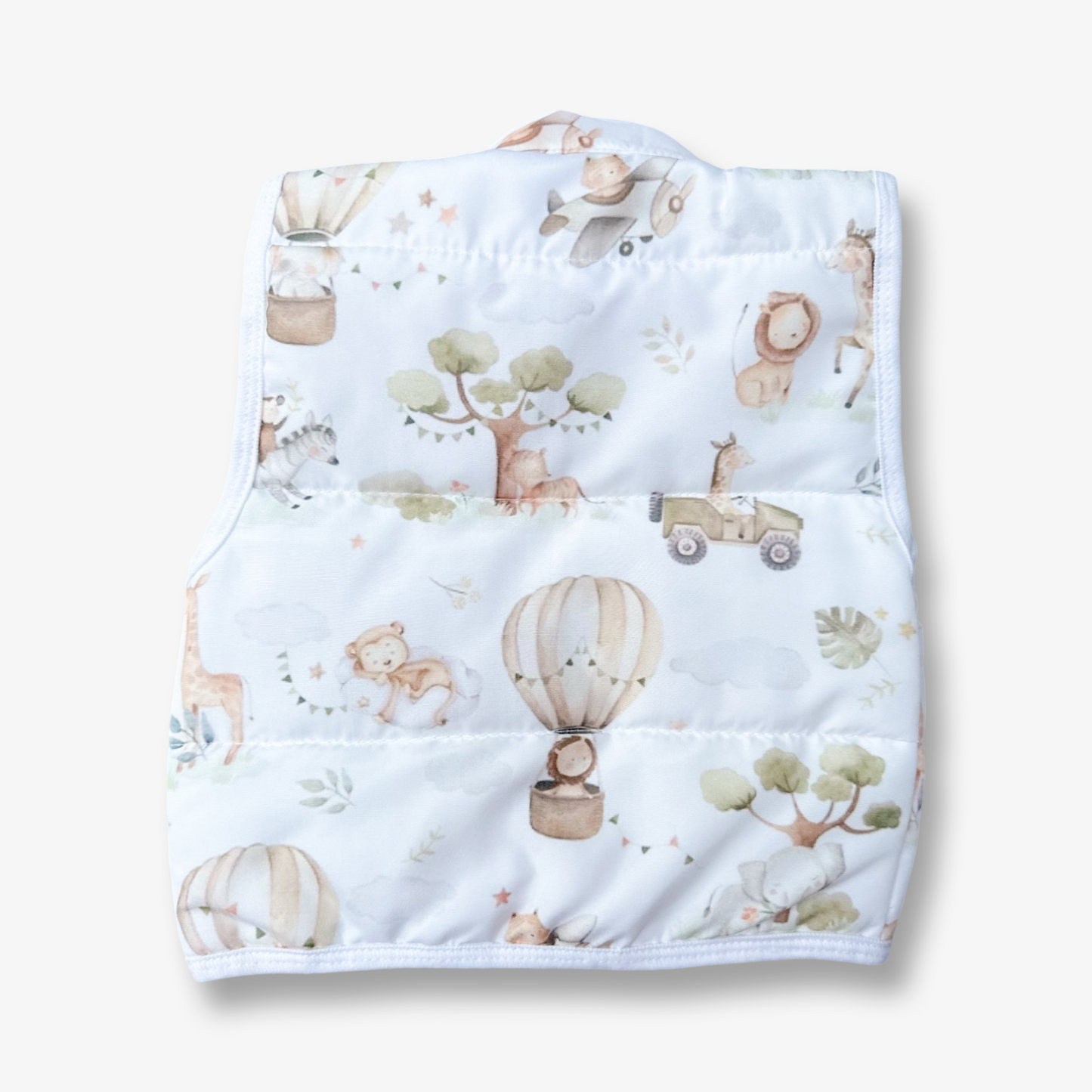 Chaqueta sin mangas safari