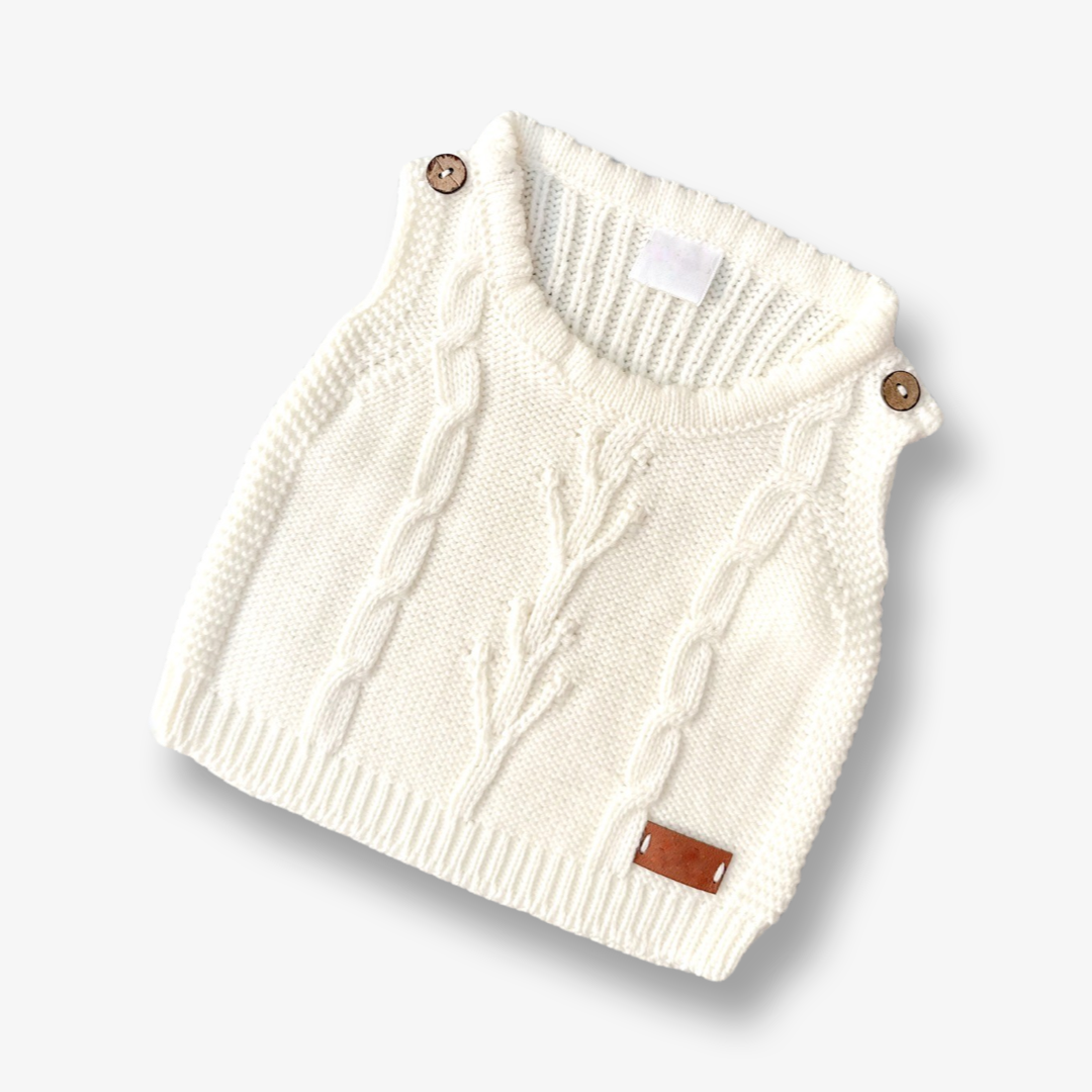 Sweater hipoalergénico color crudo