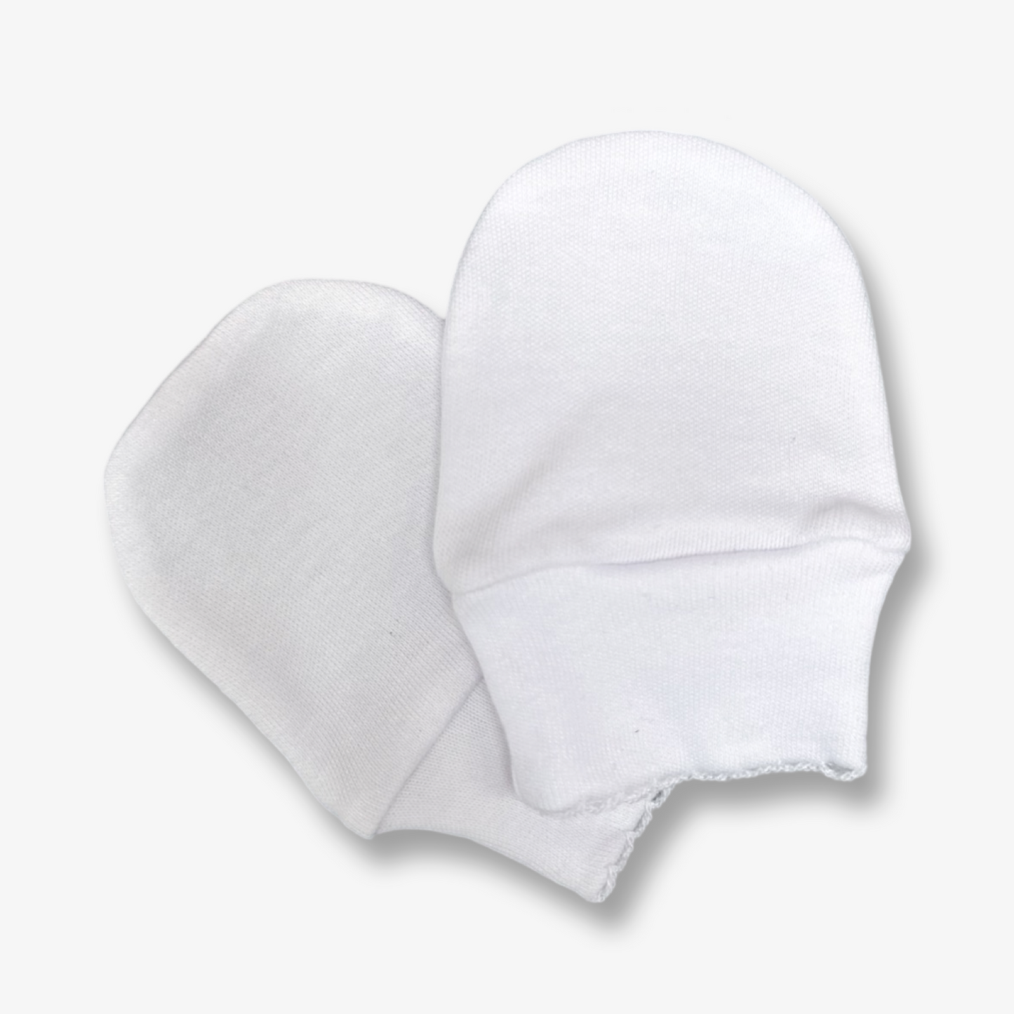 Mitón Blanco Hipoalergénico en Algodón Pima