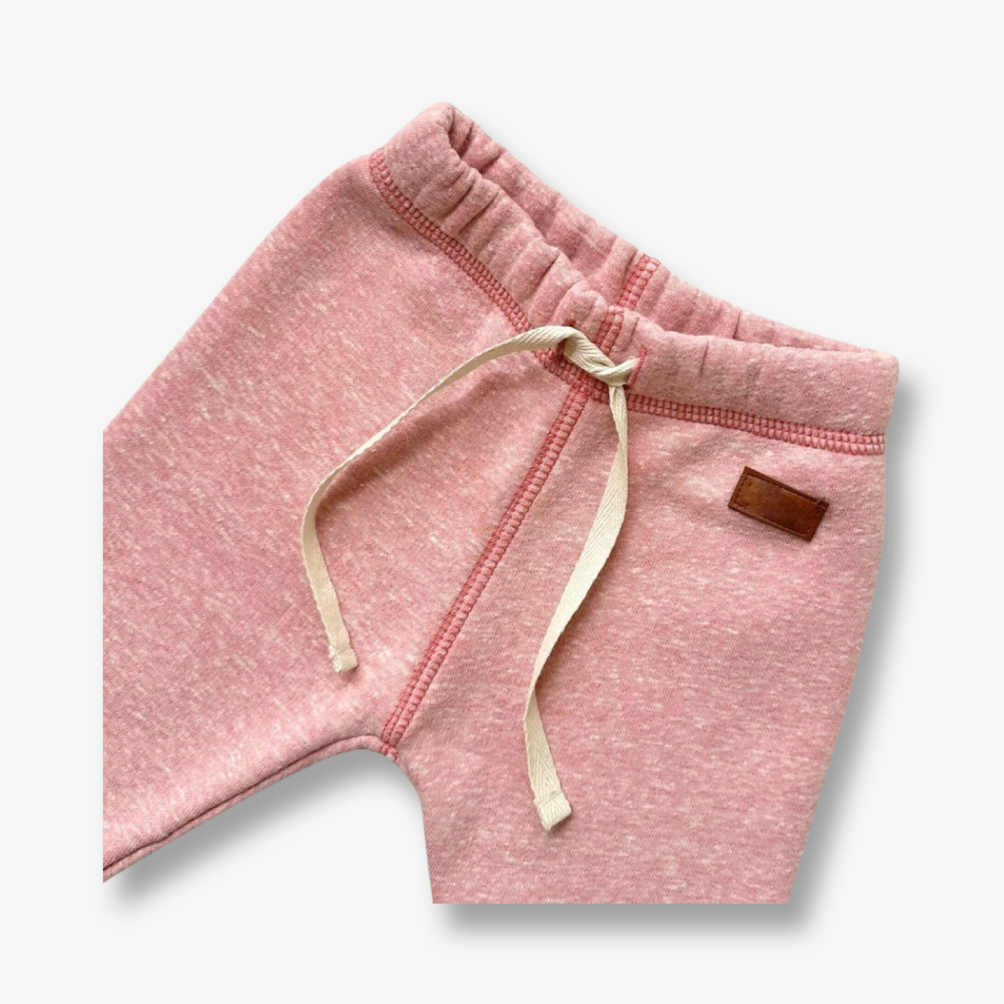 Pantalón afranelado en tono Rosa Melange