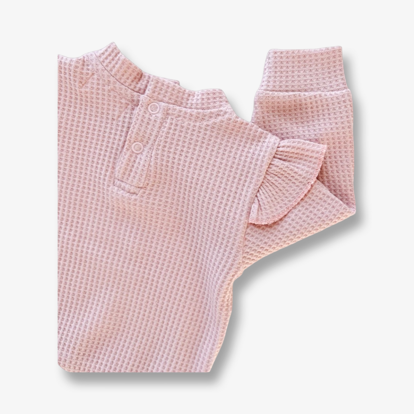 Polerón en algodón panal tono Rosa