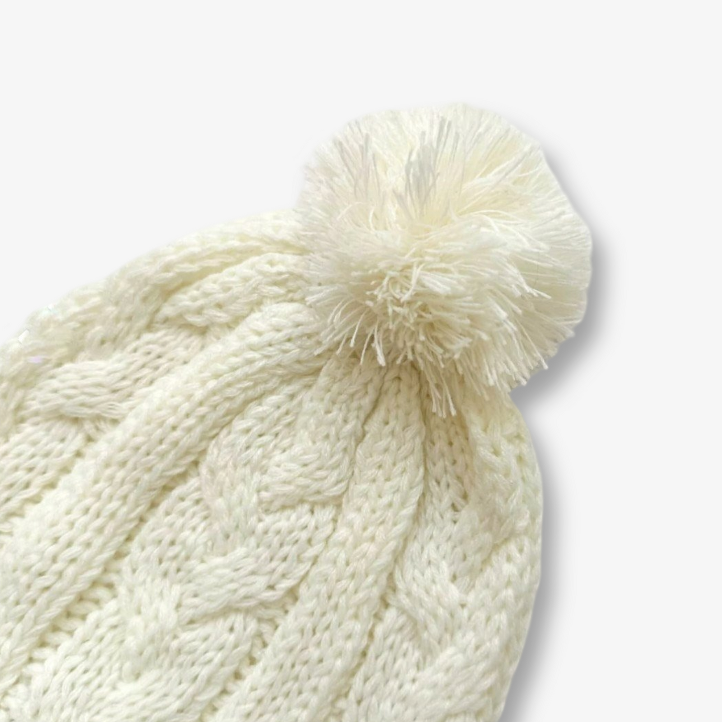 Gorro hipoalergénico tono crudo