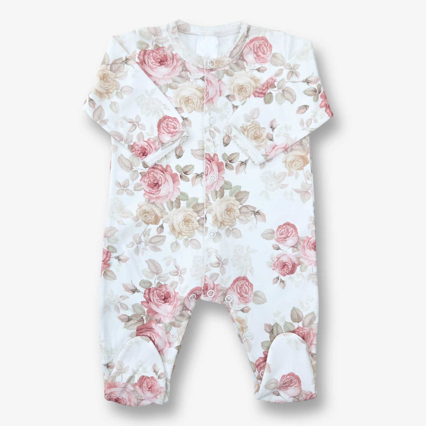 Enterito hipoalergénico algodón pima talla 0 a 3 meses