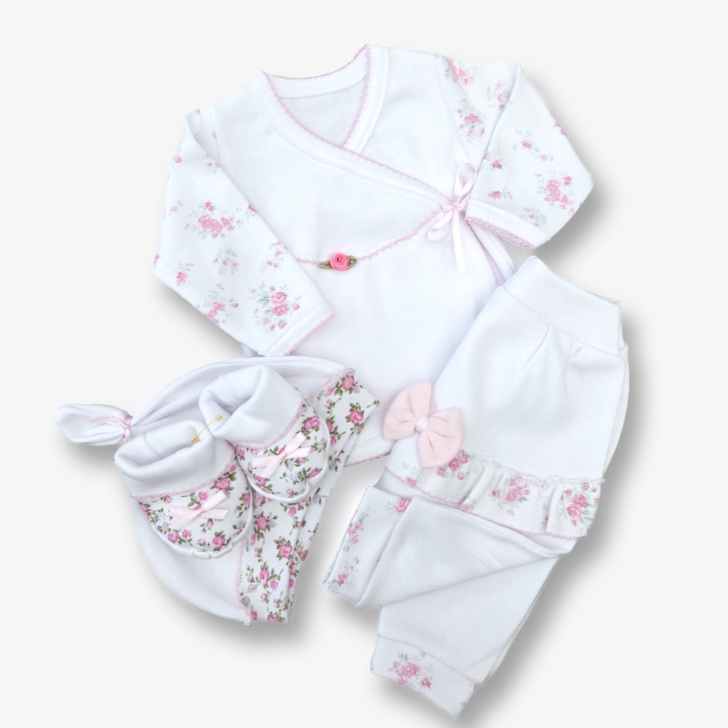 Ajuar 4 piezas recién nacida