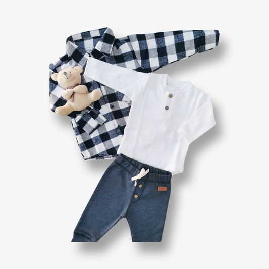 Camisa a cuadros 18 a 24 meses