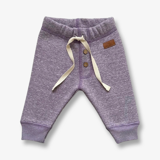 Pantalón afranelado tono malva