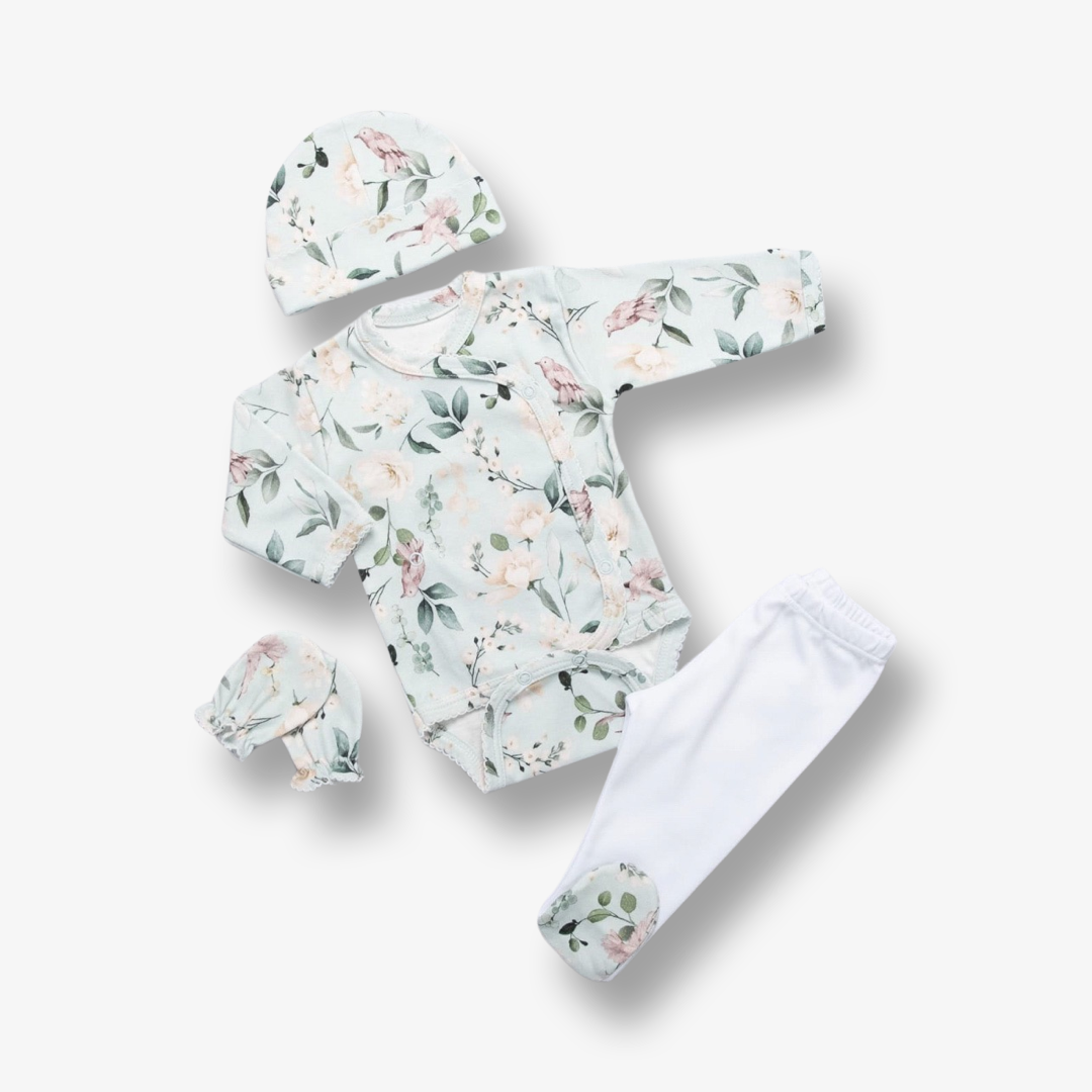 Ajuar hipoalergénico algodón pima 0 a 3 meses