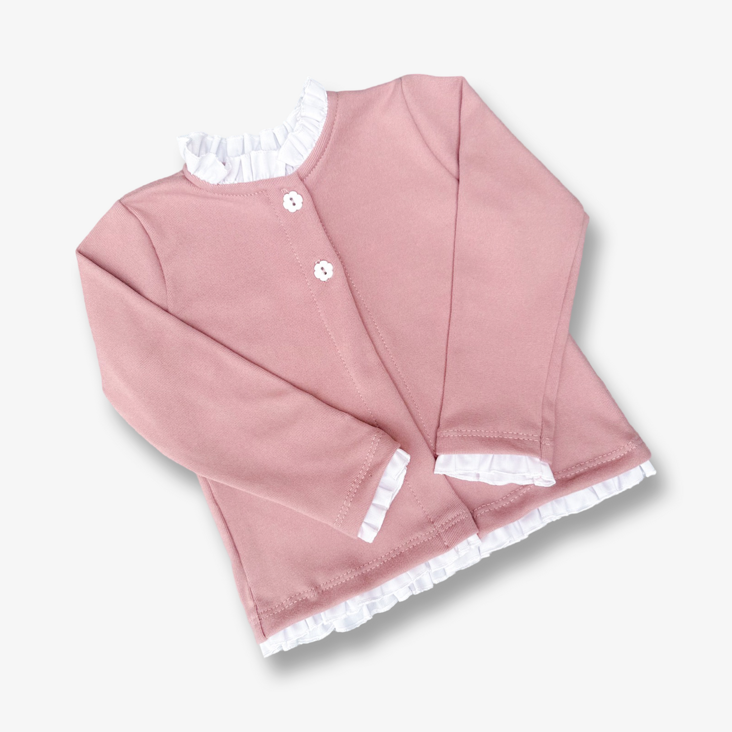 Cárdigan Emilia tono Malva