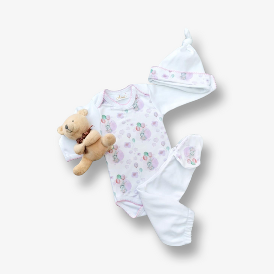 Ajuar 3 piezas talla 0 a 3 meses