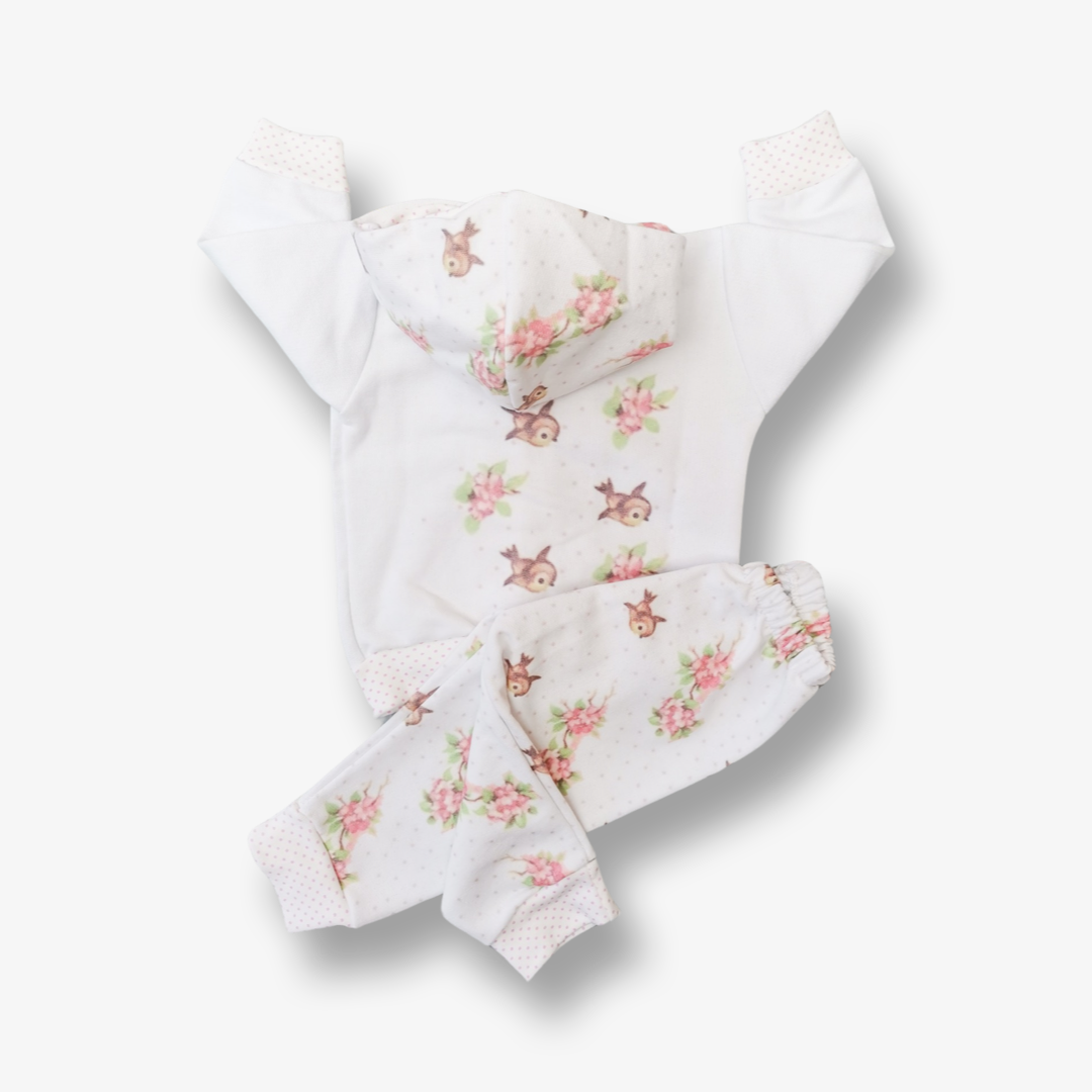 Conjunto Buzo pajaritos en primavera talla 12 a 18 meses