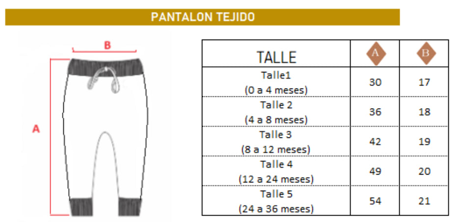 Pantalón hipoalergénico tejido tono rosa