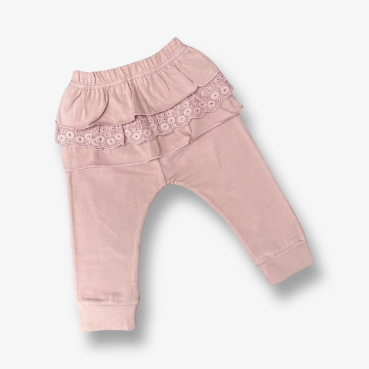 Calza Volados tono Rosa Viejo