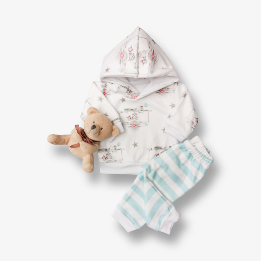 Conjunto micropolar 3 a 6 meses