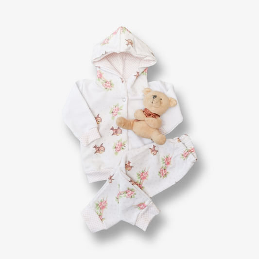 Conjunto Buzo pajaritos en primavera talla 12 a 18 meses