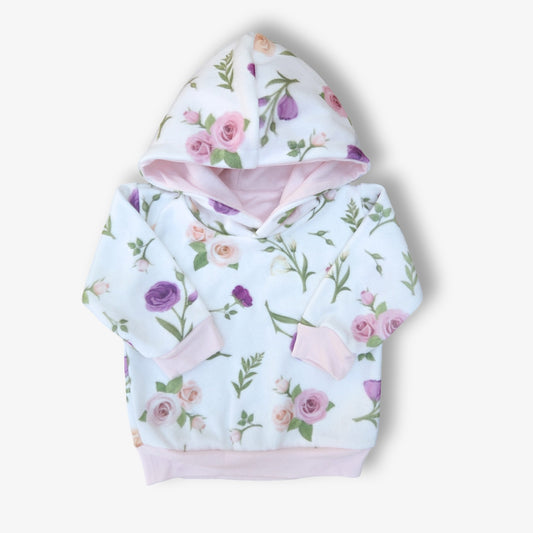 Polerón micropolar estampado primavera, talla recien nacido