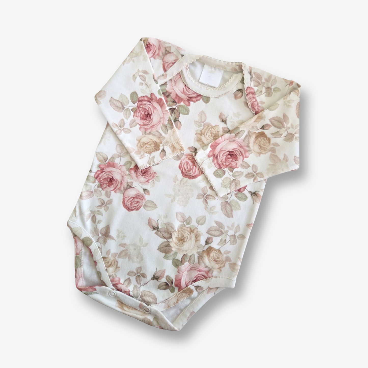 Body estampado hipoalergénico en algodón pima