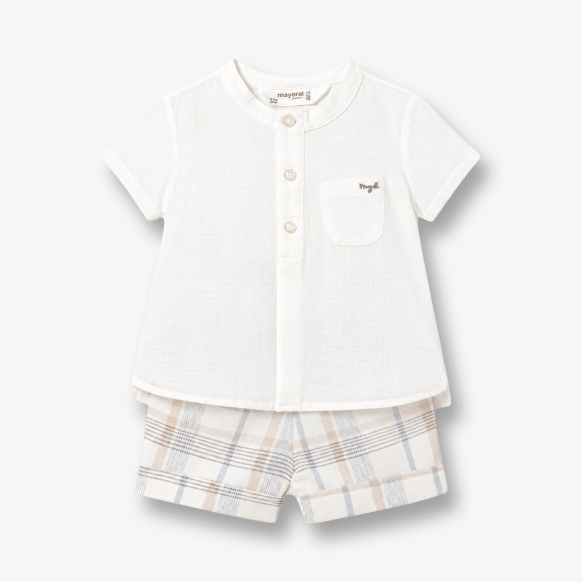 Conjunto Español Mateo tono blanco