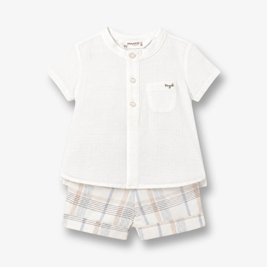Conjunto Español Mateo tono blanco