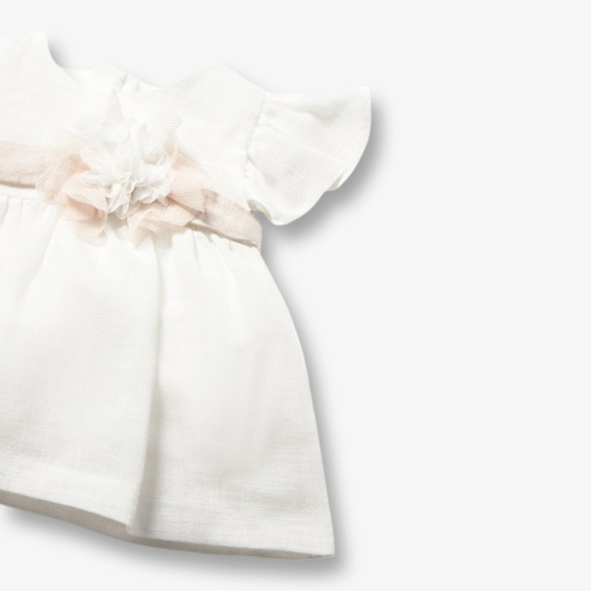 Vestido Español Valentina Beige Lino