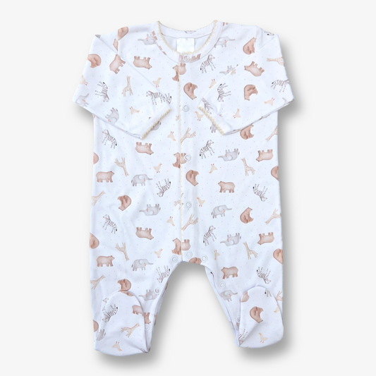 Enterito hipoalergénico en algodón pima talla 0 a 3 meses