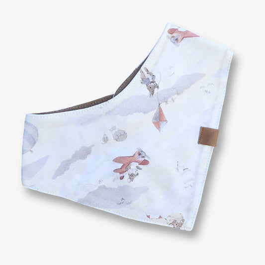Babero estampado triple capa reversible