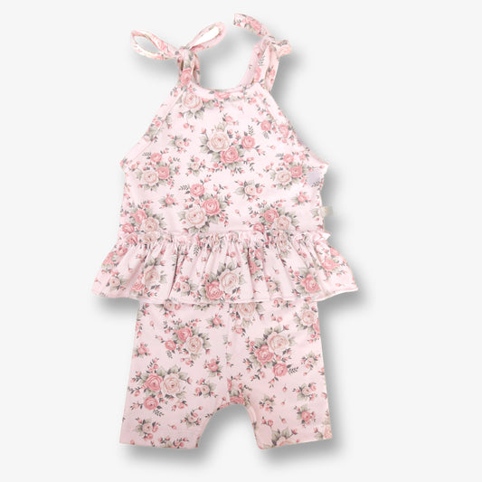 Conjunto Lucia tono rosa