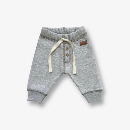 Pantalón invierno afranelado en tono gris