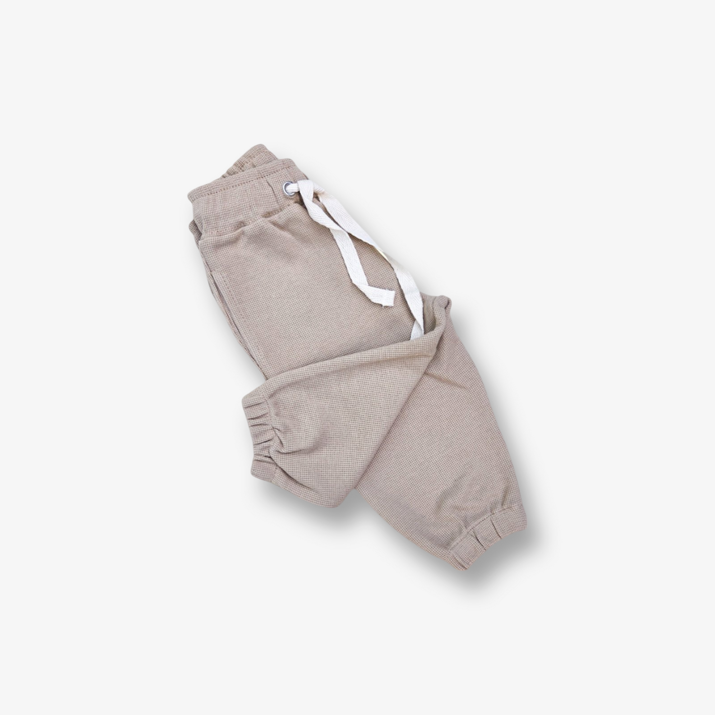 Pantalón algodón micropanal tono Arena