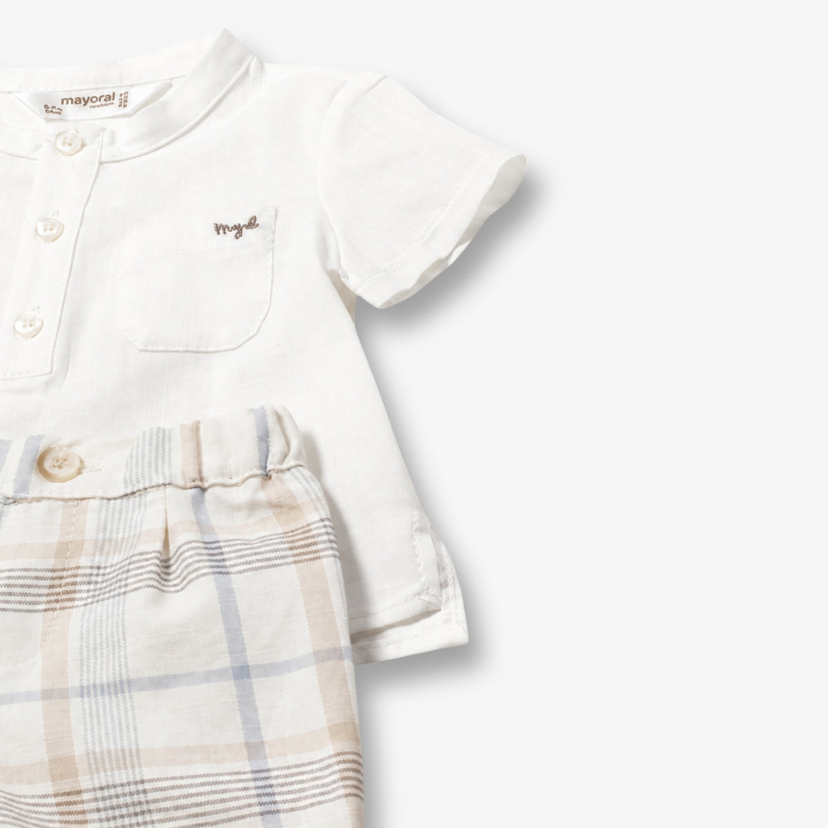Conjunto Español Mateo tono blanco
