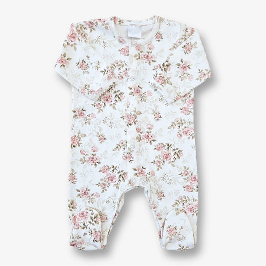 Enterito hipoalergénico en algodón pima talla 0 a 3 meses