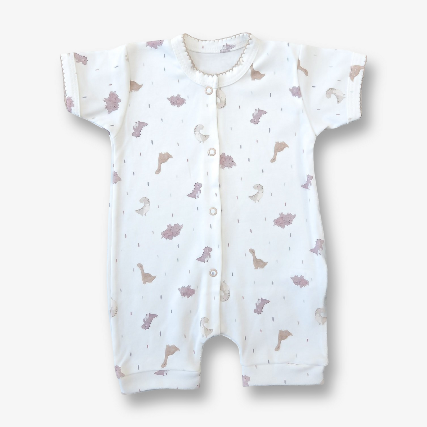 Enterito hipoalergénico algodón pima tipo bermuda 0 a 3 meses