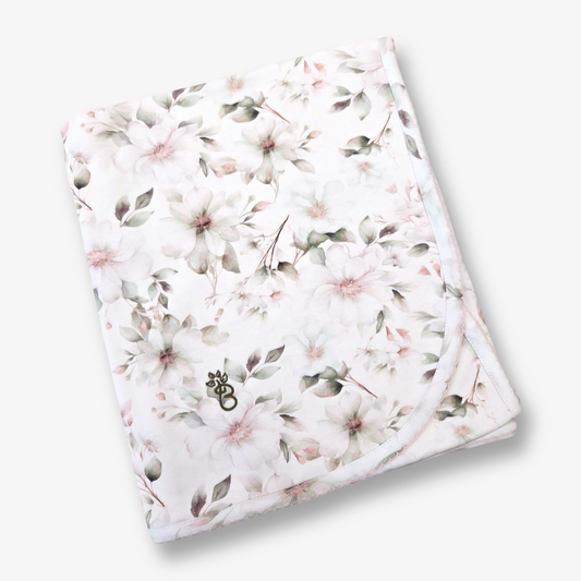 Manta recibidora hipoalergénica en algodón Pima Primavera