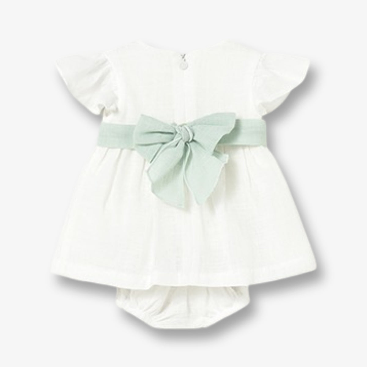 Vestido Español Valentina Verde Agua