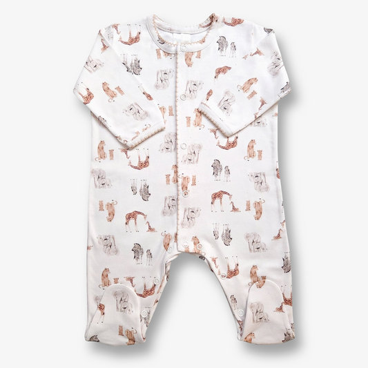 Enterito hipoalergénico en algodón pima talla 0 a 3 meses